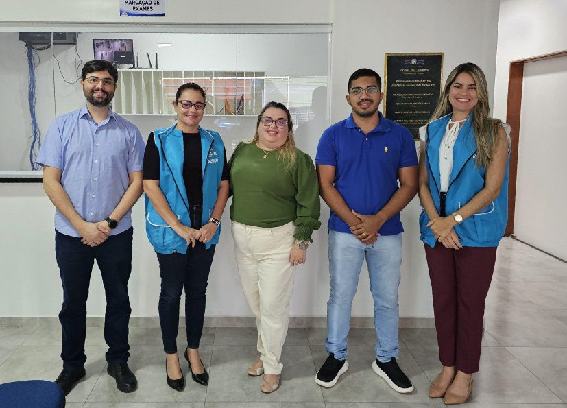 Equipe de fiscalização do TCE-AL em um município